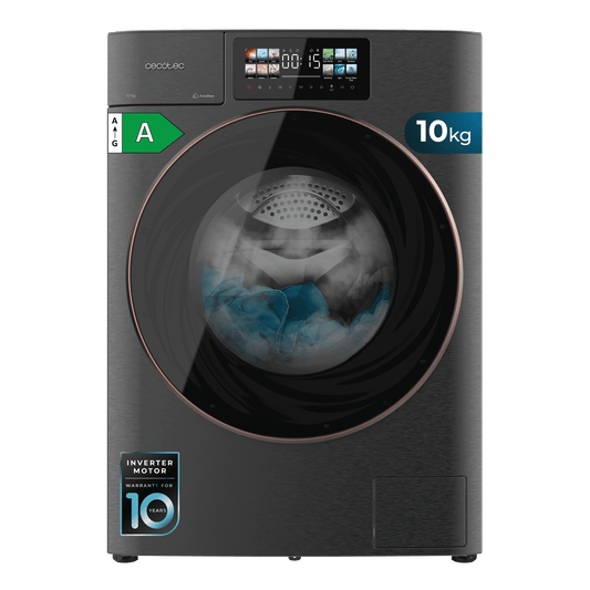 LAVADORA OFERTA CECOTEC (10 kg - 1400 rpm - INOX)