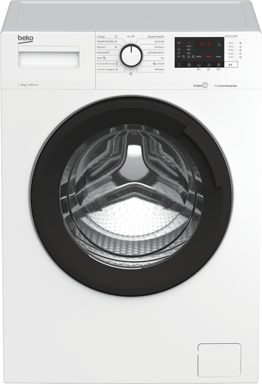 BEKO WTA 9712 XSWR 9KG 1400RPM STEAM INVERTER CLASS B WASHING MACHINE