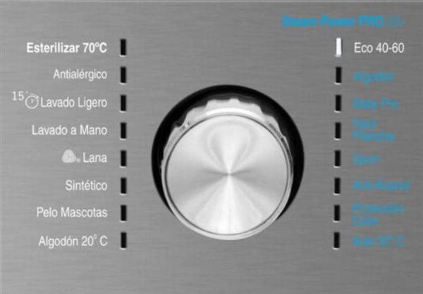 LAVADORA FAGOR 9KG 1400RPM 4FE9614X INOX CLASE B VAPOR