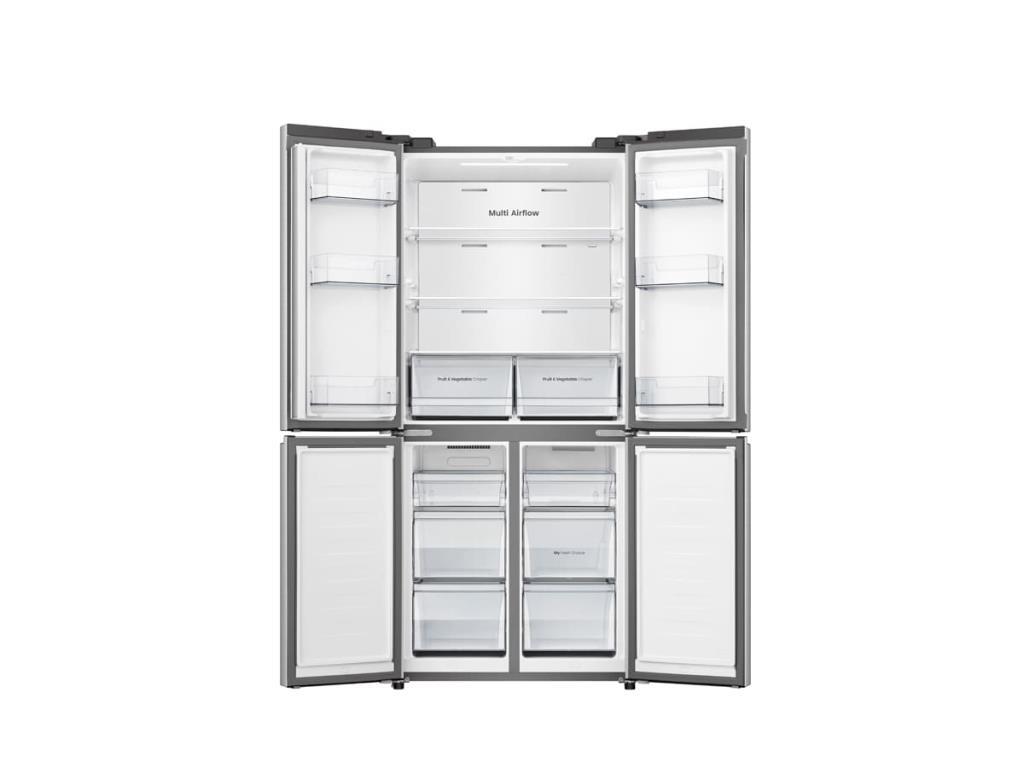 Frigorífico Americano 4 Puertas, Clase E , 483L, Cristal Blanco RQ5P470SETE