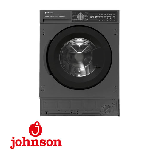 LAVADORA JOHNSON INTEGRABLE 8KG 1400RPM CLASE A MOTOR INVERTER Ref. GUADIANA80A
