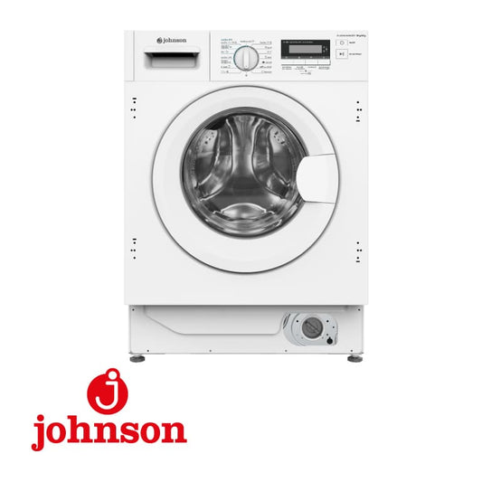 LAVADORA SECADORA INTEGRABLE JOHNSON CF 8KG/6KG 1400RPM CLASE B INVERTER DISPLAY