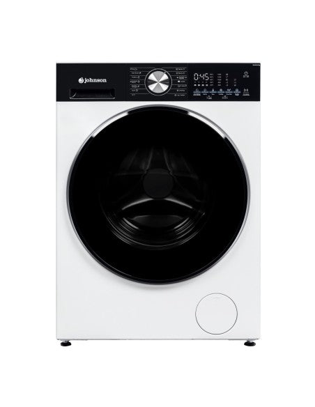 LAVADORA JOHNSON CF 9KG 1400RPM CLASE A-50% VAPOR INVERTER BLANCA Ref. NILO90