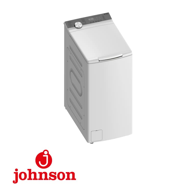 JOHNSON CS 8KG 1300RPM NERVION CLASS A WHITE WASHING MACHINE