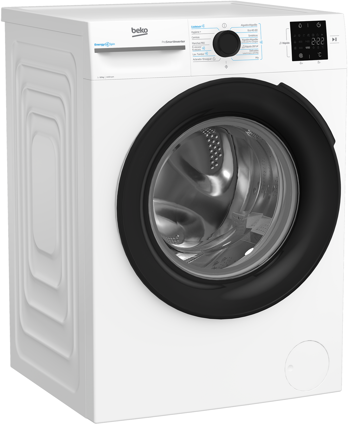 LAVADORA BEKO INVERTER BM3WFT31041WB 10Kg 1400RPM CLASE A