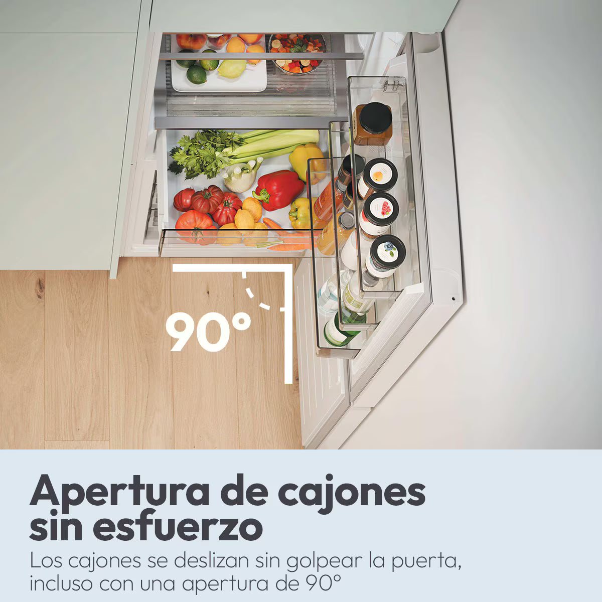 Frigorífico Combi Candy CNCQ2T6S18DW, No Frost, 185 cm, 355 L, 4 Cajones, Eficiencia E - Blanco